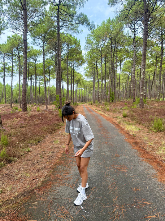 T-shirt gris "athletic club"