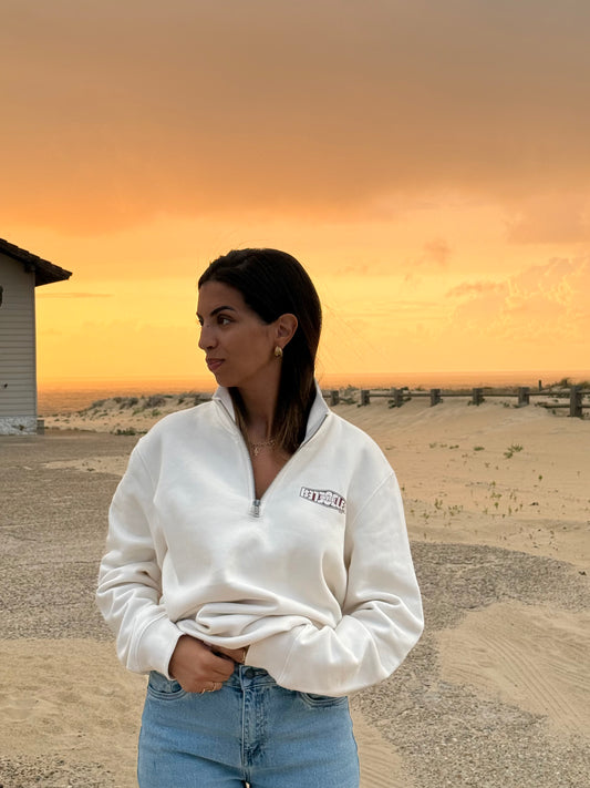 Sweat col zippé "Signature"