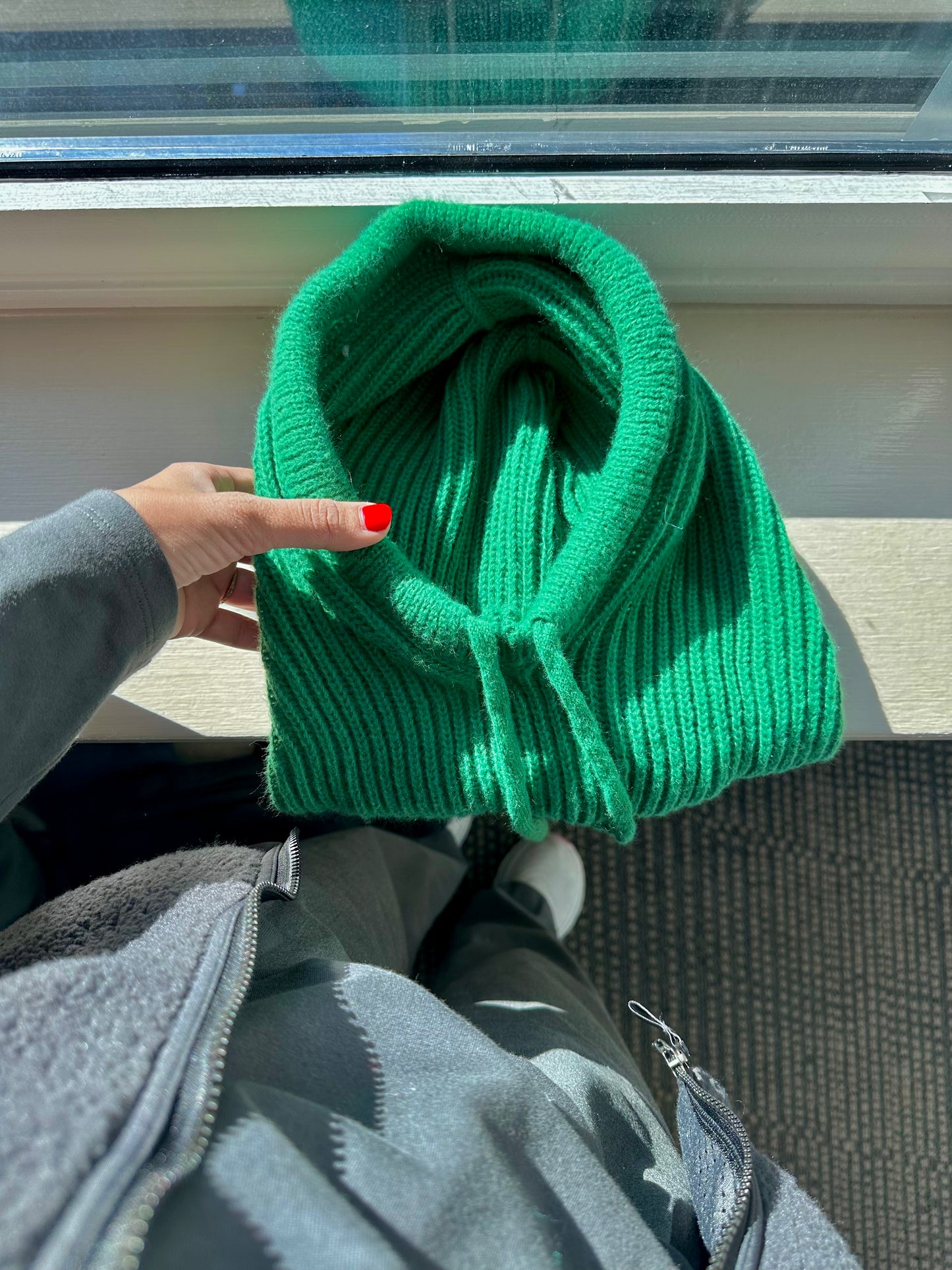 Cagoule verte