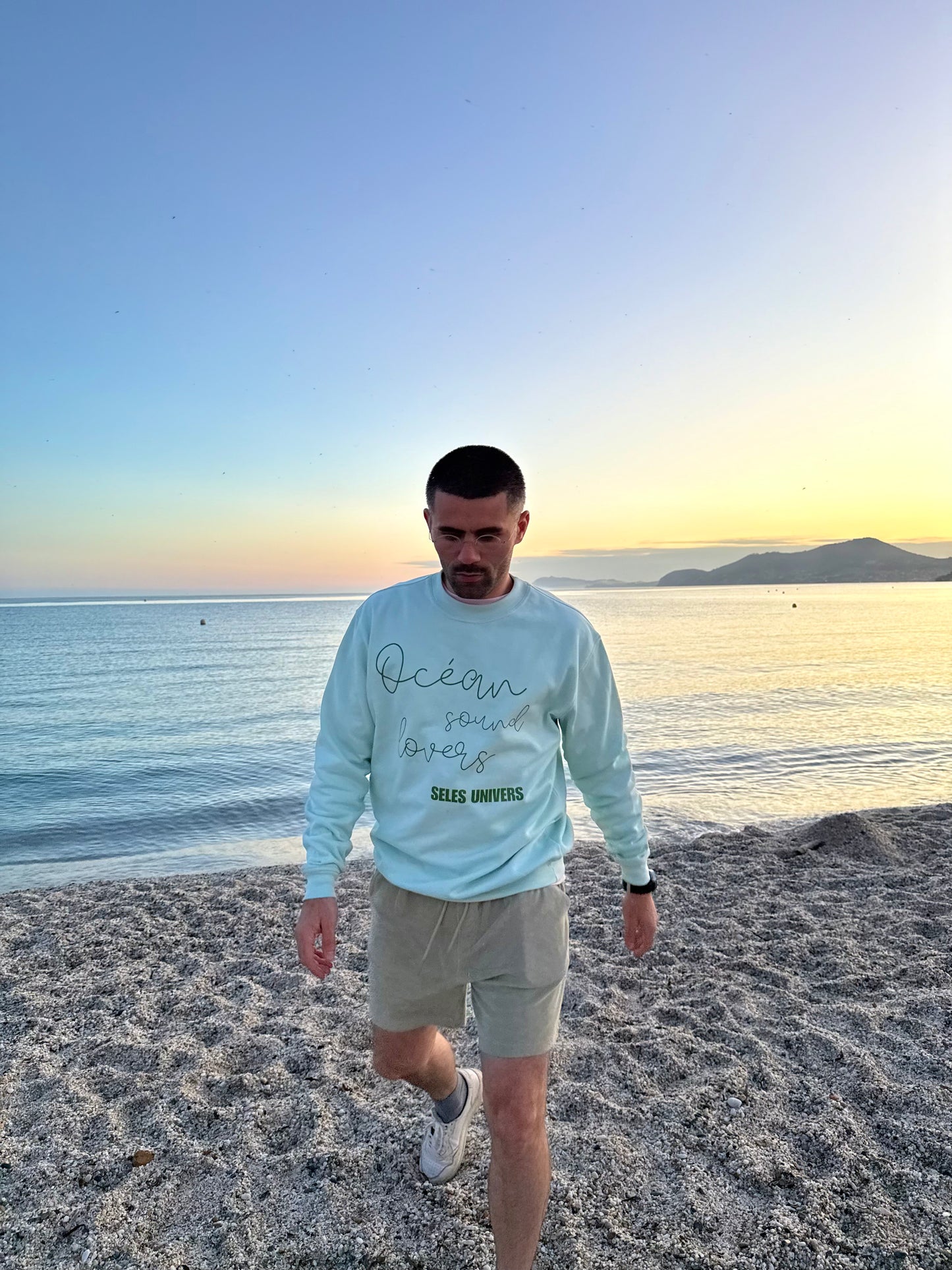 Sweat vert menthe "océan"