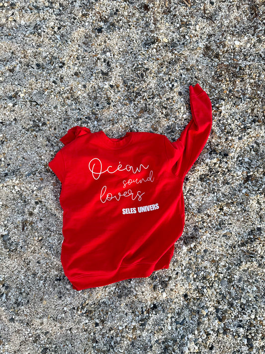 Sweat rouge "marrin"