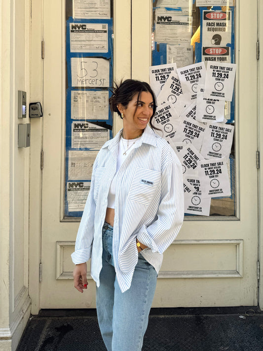 Chemise “memories“ à rayures