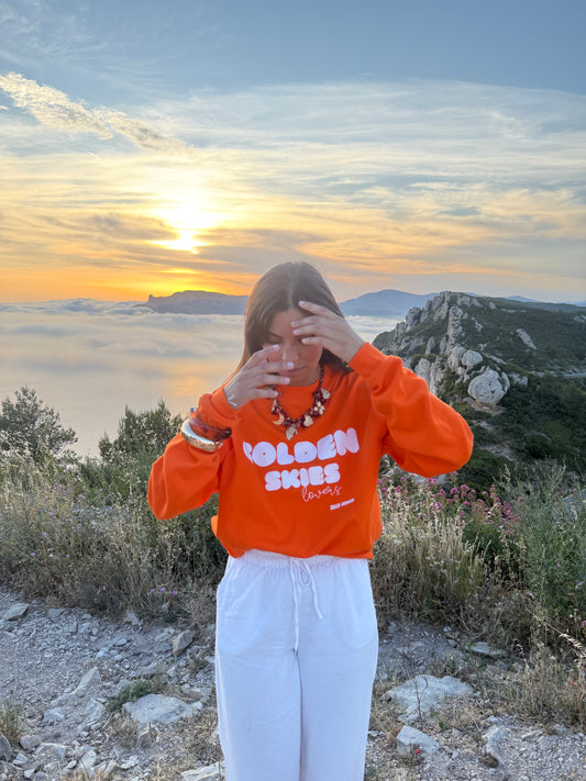 Sweat orange "Golden skies"