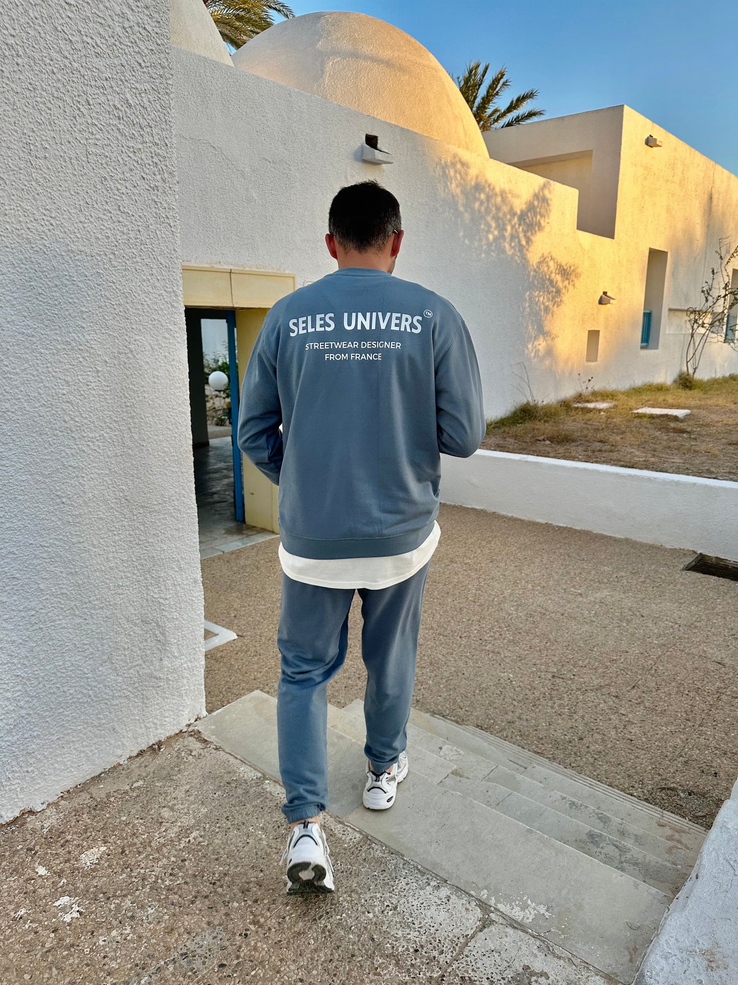 Sweat "collector" bleu