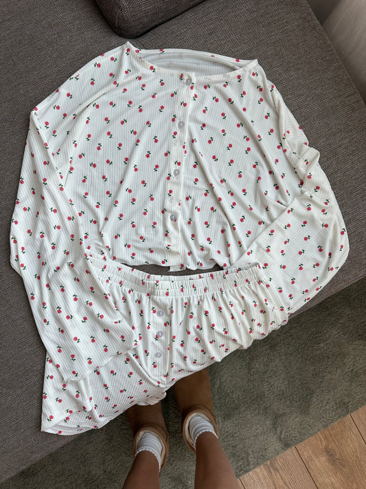 Ensemble de pyjama à fleur