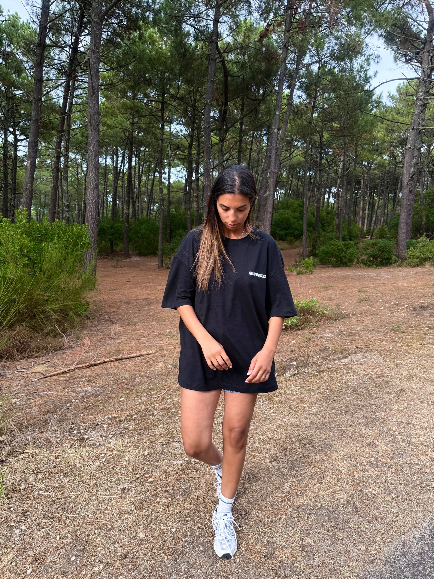 T-shirt noir "athletic club"