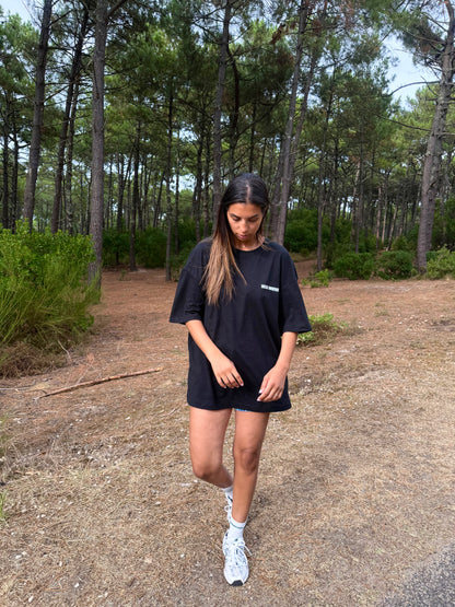 T-shirt noir "athletic club"