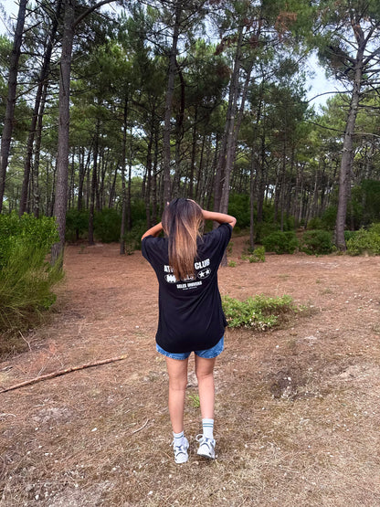 T-shirt noir "athletic club"