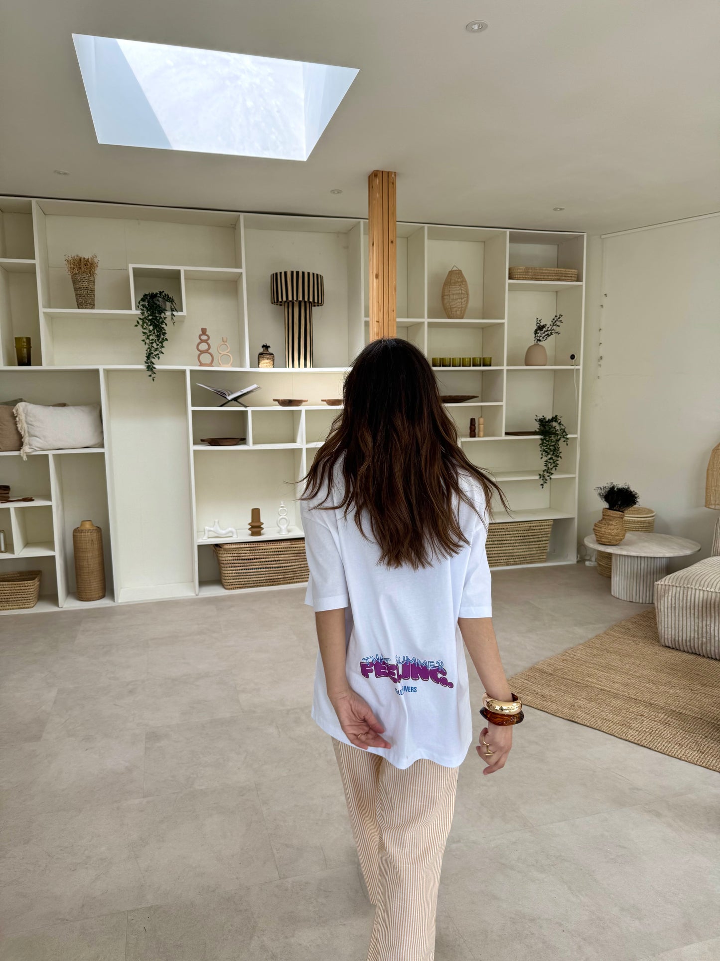 T-shirt "That summer" blanc oversize