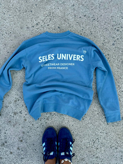 Sweat "collector" bleu