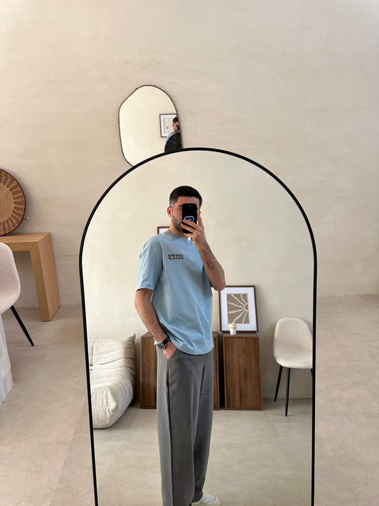 T-shirt "That summer" bleu oversize