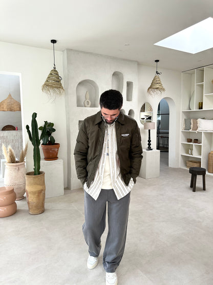 Blouson bomber kaki