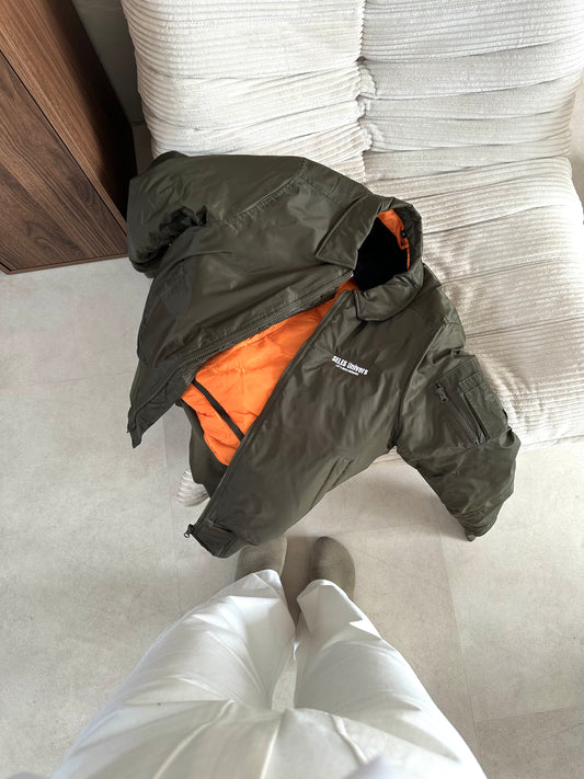 Blouson bomber kaki