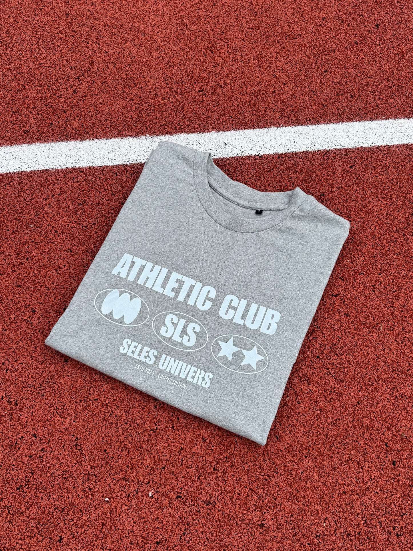 T-shirt gris "athletic club"