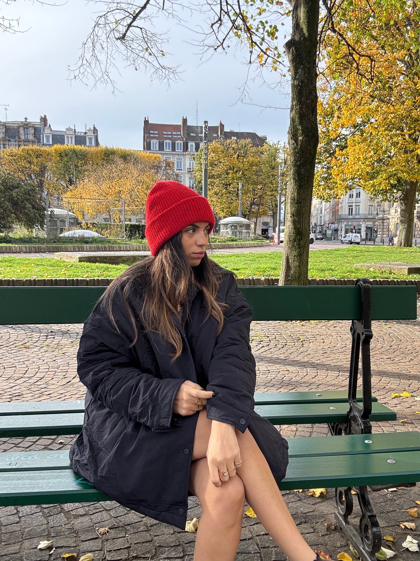 Veste intérieur matelassé bleu marine "Paris"