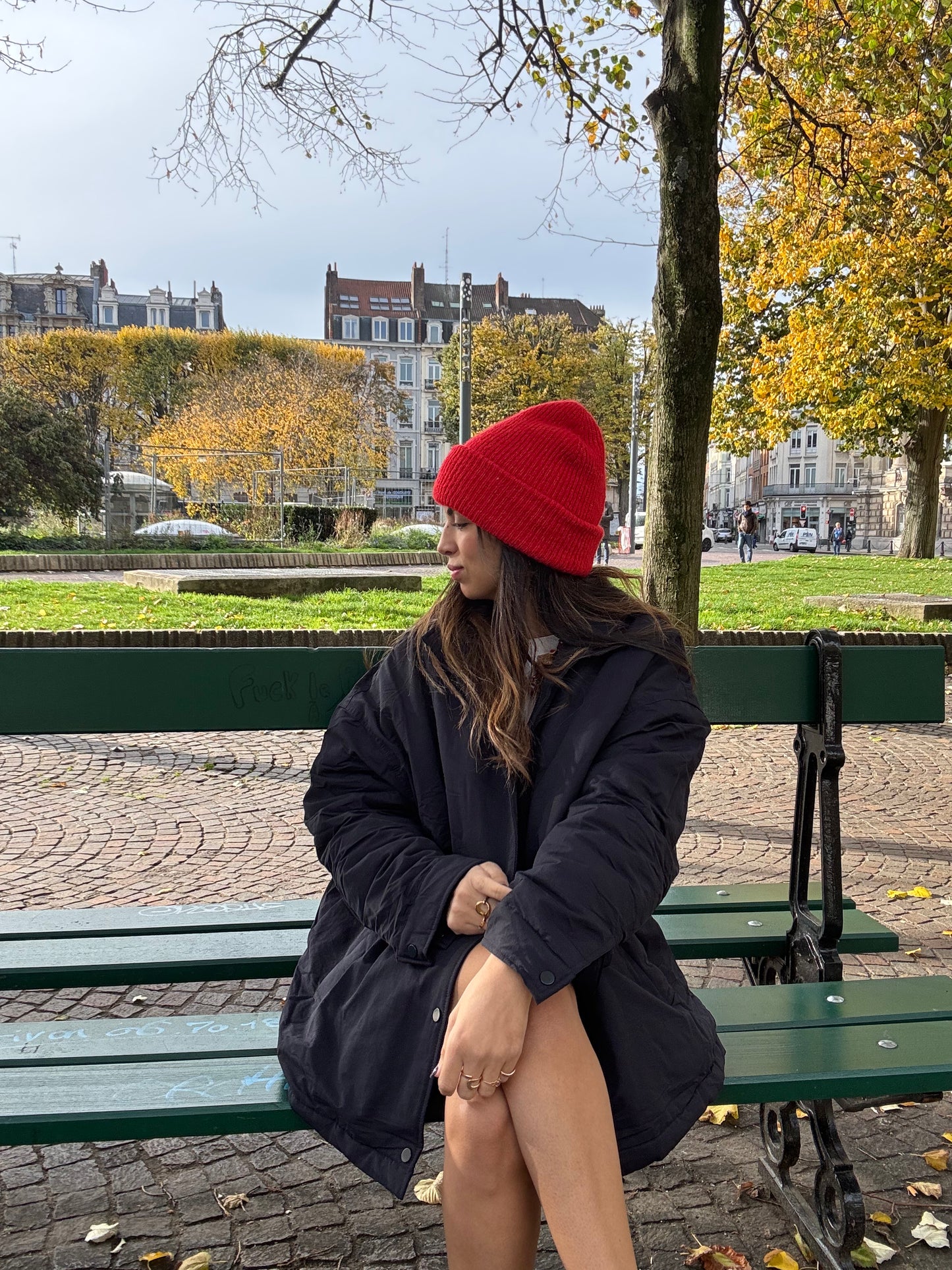 Veste intérieur matelassé bleu marine "Paris"