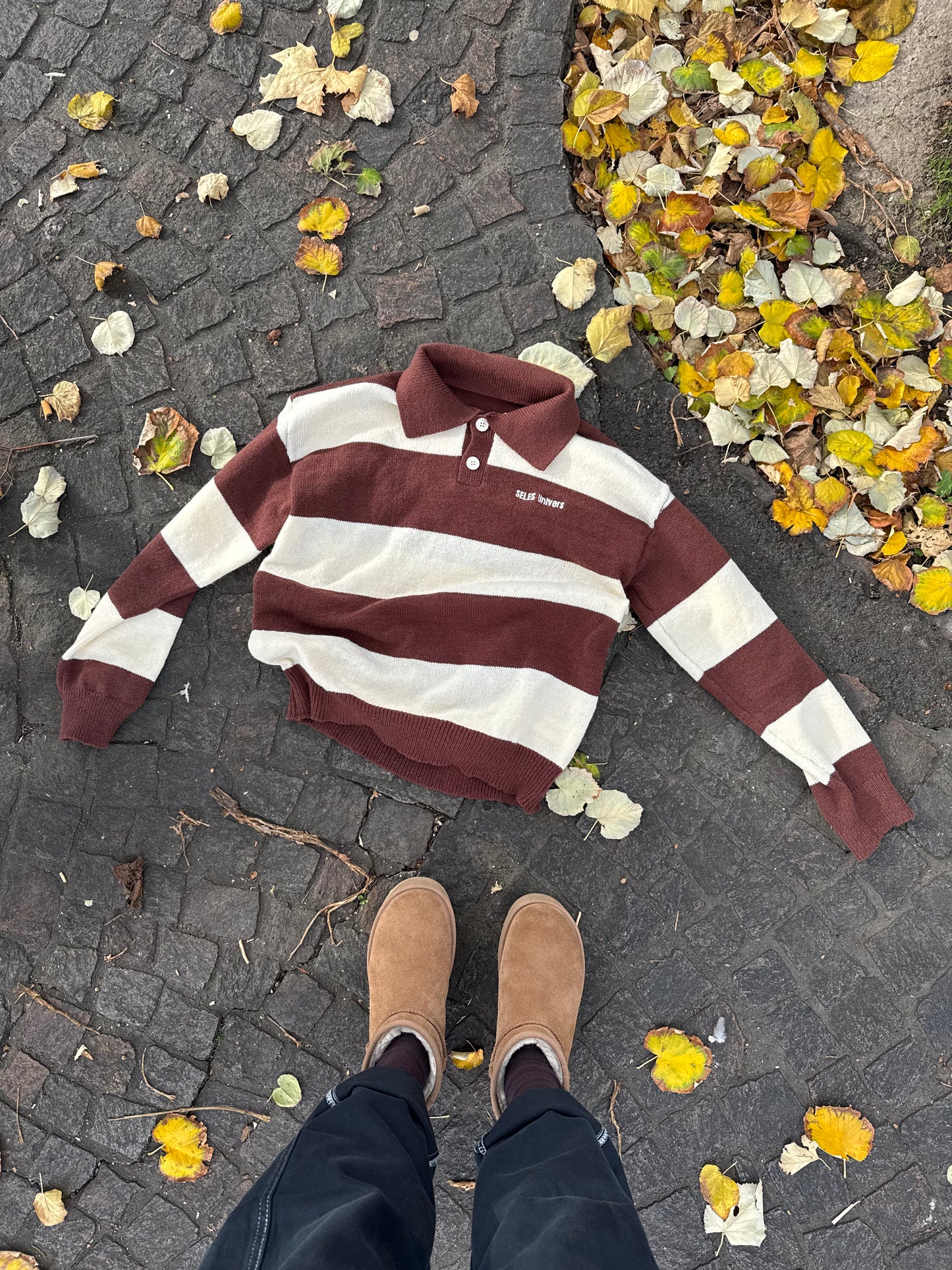 Pull à rayures "PARIS"