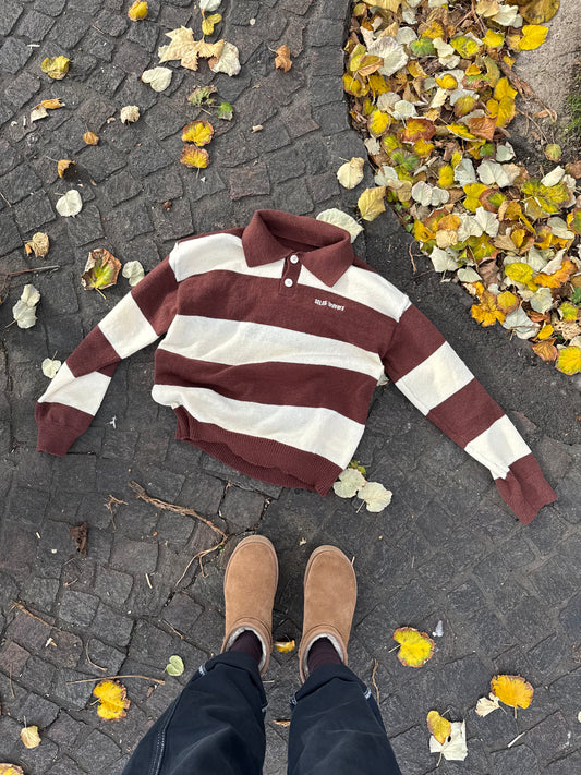 Pull à rayures "PARIS"