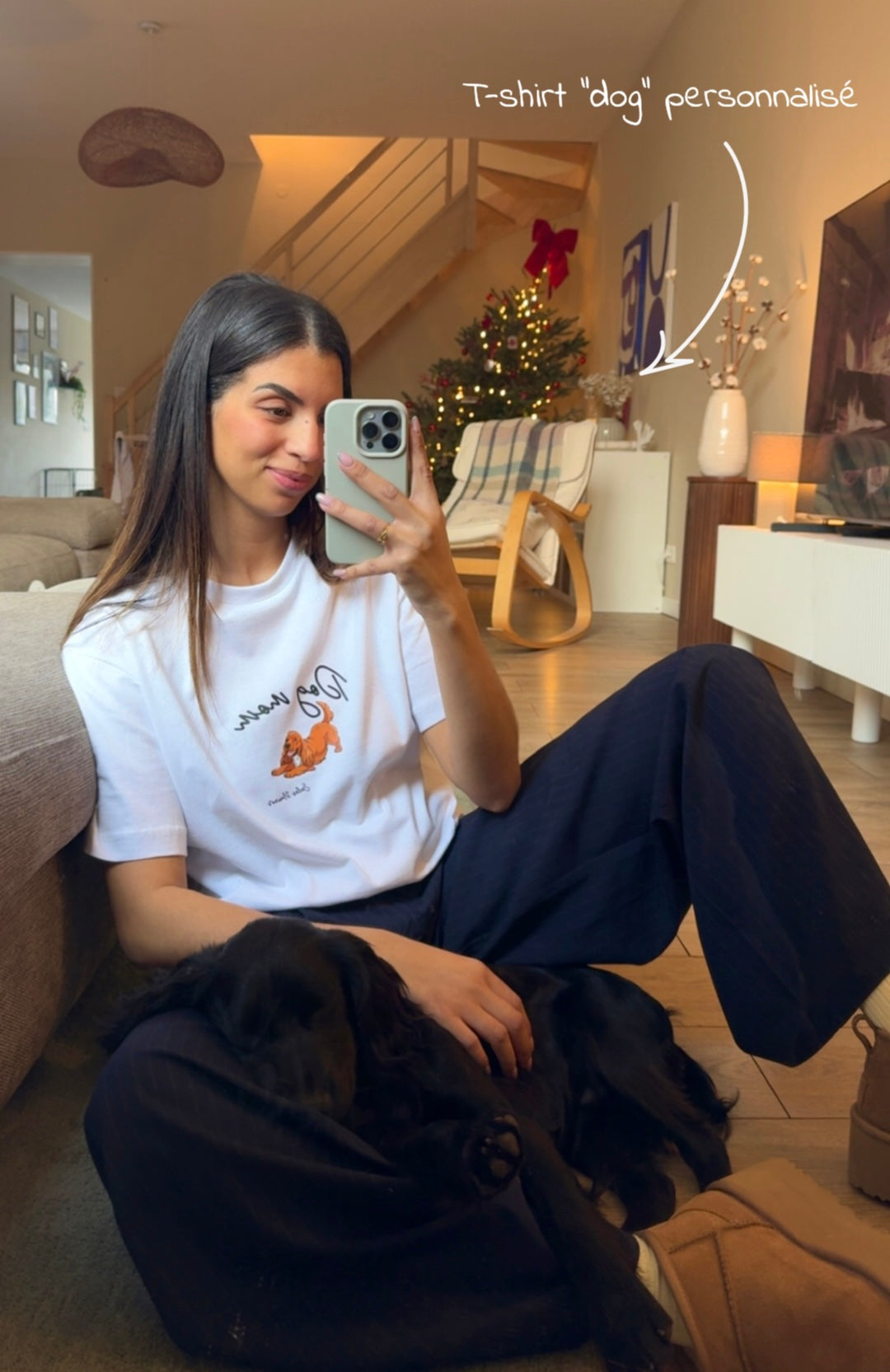 T-shirt dog personnalisé